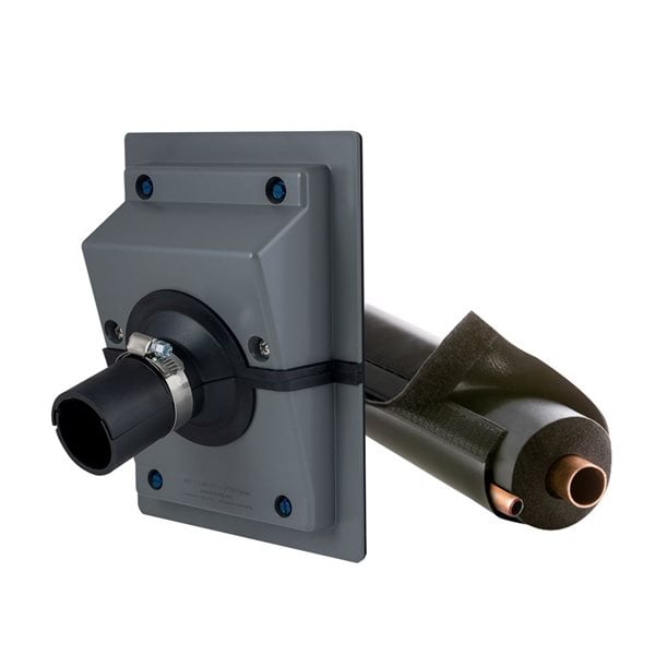 HVAC Wall Penetration & Line-Set Cover Kit �Retrofit Finish Solution