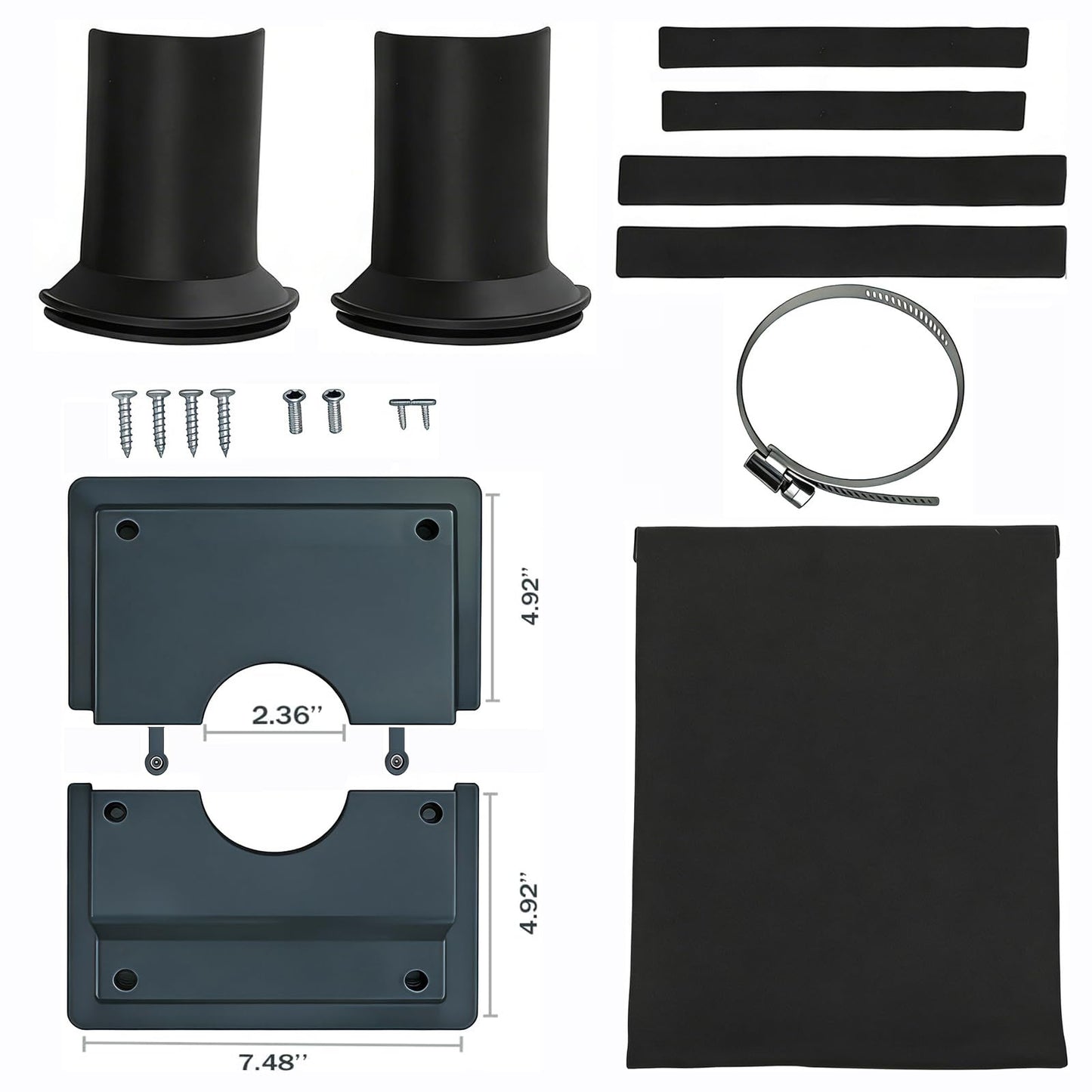HVAC Wall Penetration & Line-Set Cover Kit �Retrofit Finish Solution