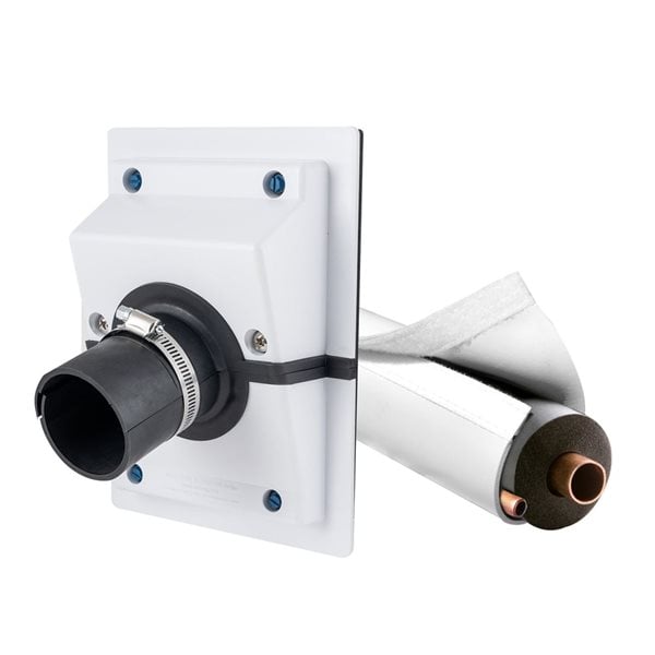 HVAC Wall Penetration & Line-Set Cover Kit â€?Retrofit Finish Solution