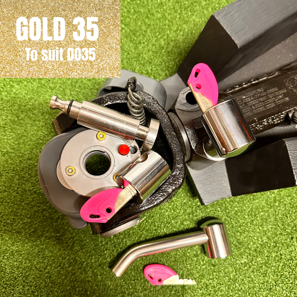 GOLD 35 KIT - TALON DO35 Coupling, Hitch + POM (Peace of Mind) Lock