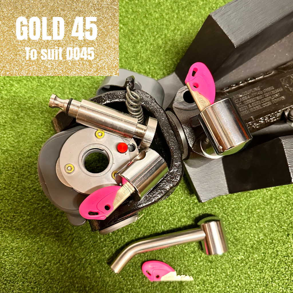 GOLD 45 KIT - TALON DO45 Coupling + Hitch + POM (Peace of Mind) Lock