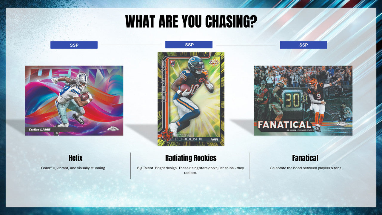 2025 Topps Chrome Football Hobby Box