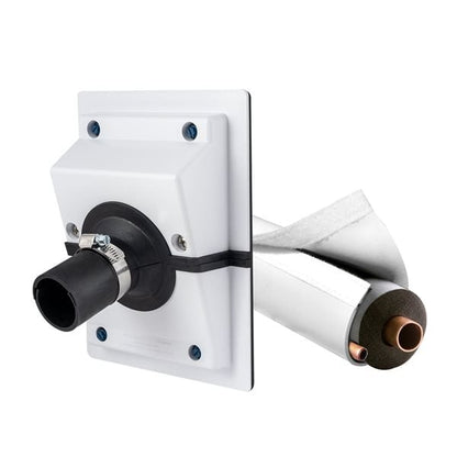 HVAC Wall Penetration & Line-Set Cover Kit â€?Retrofit Finish Solution