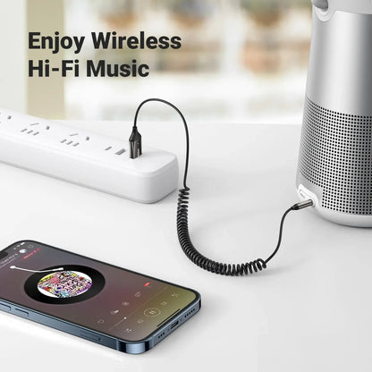 Upgrade Your Drive Instantly â€?Bluetooth 6.0 AUX Wireless Audio Receiver with Hands-Free Calling
