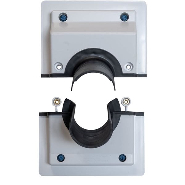 HVAC Wall Penetration & Line-Set Cover Kit â€?Retrofit Finish Solution