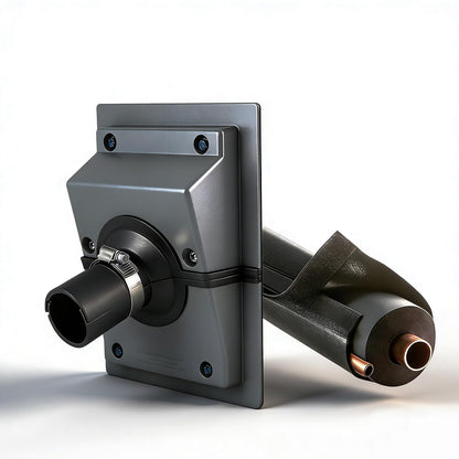 HVAC Wall Penetration & Line-Set Cover Kit â€?Retrofit Finish Solution