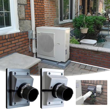 HVAC Wall Penetration & Line-Set Cover Kit â€?Retrofit Finish Solution