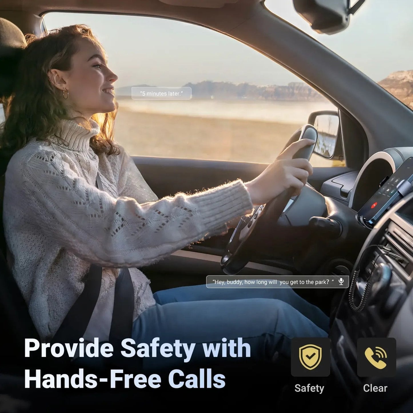 Upgrade Your Drive Instantly â€?Bluetooth 6.0 AUX Wireless Audio Receiver with Hands-Free Calling